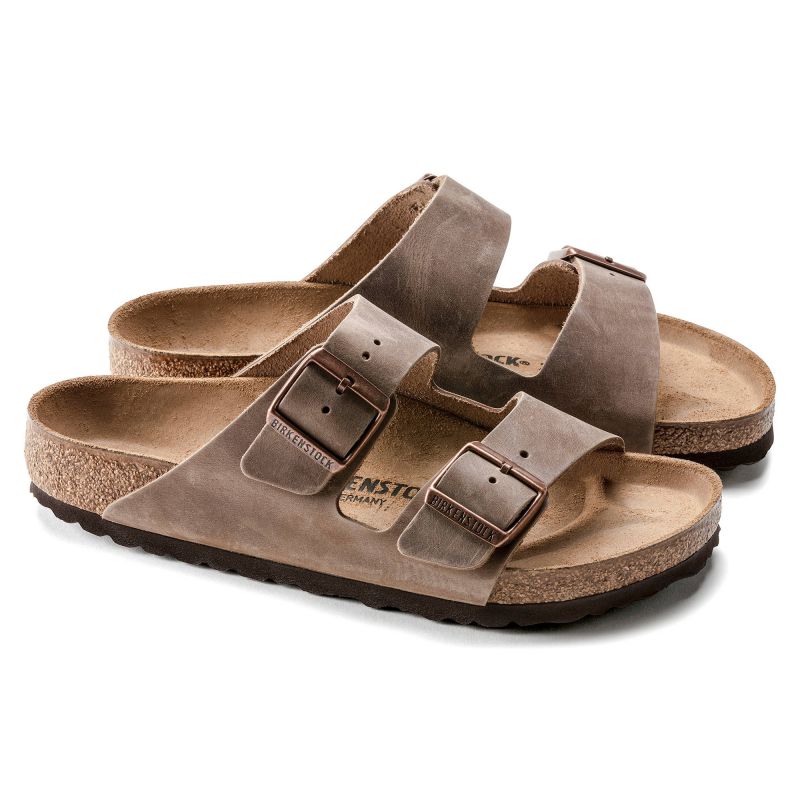 Birkenstock Arizona Tabacco Brown narrow men's flip-flops (0352203) cipő