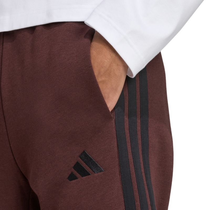adidas Men's Essentials 3-Stripes Fleece Pants Brown JX0713 Kiegészítő