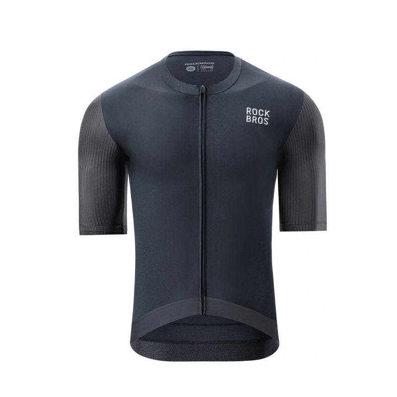 Rockbros 15200025 Short Sleeve Cycling Jersey Size M - Black czarny \ m póló