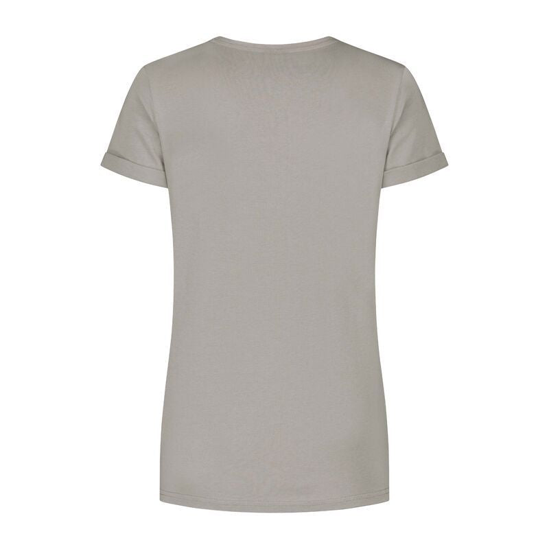 Rogelli women's t-shirt LOGO beige 2XL bézs póló