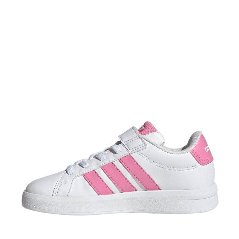 Adidas Grand Court 3.0 kids' shoes white and JP9371 rózsaszín footwear