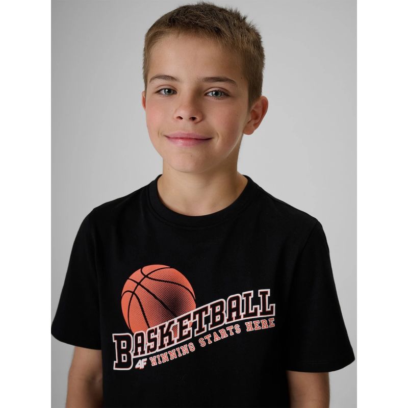 4F Boy's regular printed T-shirt ruházat 4FJRSS26TTSHM4278-20S