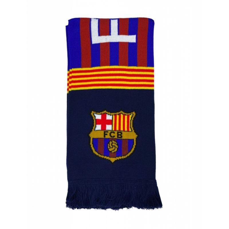 FC Barcelona Double Knitted Scarf N24 5004BUD17 wielokolorowy sál