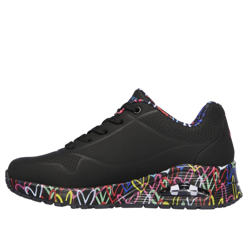 Skechers women's UNO LOVING LOVE 155506 BBK cipő