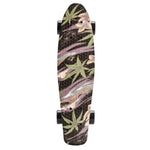 Meteor Flowers Black Skateboard uniw skateboards