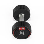 Body Sculpture TPU dumbbell BW 133 8 KG fekete edzőfelszerelés BW1338KG