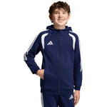 adidas Tiro 26 League Sweat Full Zip Hoodie for Kids Navy KF3322 kék kapucnis pulóver