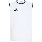 Adidas Kids' Entrada 26 Sleeveless Jersey, White, fehér gyerek póló KB3935
