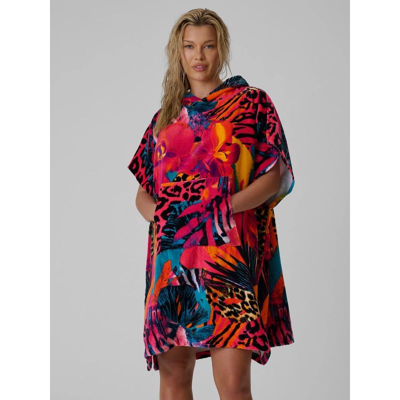 Women's beach poncho 4F