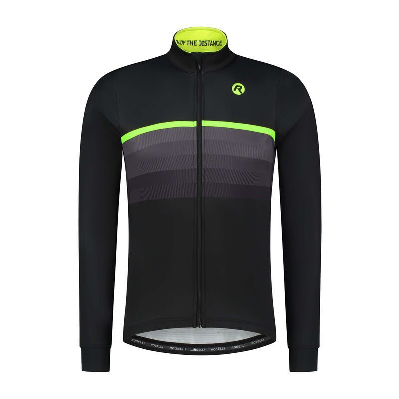 Rogelli HERO II winter black-fluorescent 3XL fekete dzseki