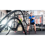 DBX Bushido Battle Rope for Cross Training 35mm 9M fekete ropes, training equipment