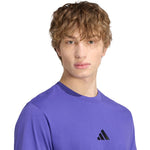 Adidas Men's Essentials Small Logo Single Jersey Purple lila póló KF2404
