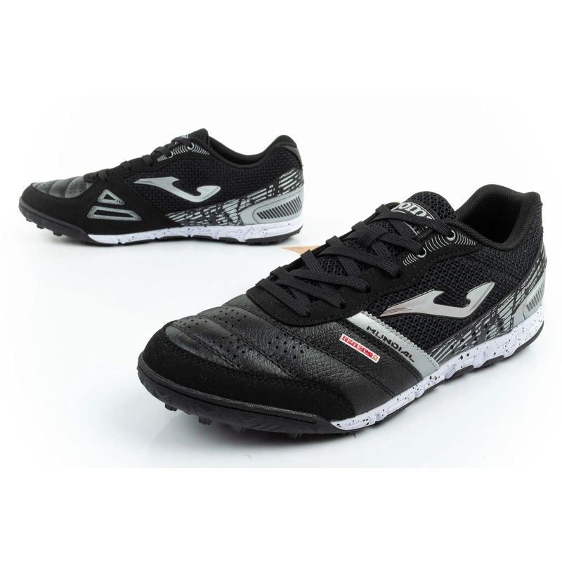 Joma Mundial Turf 2601 football boots black MUNS2601TF fekete focicipő