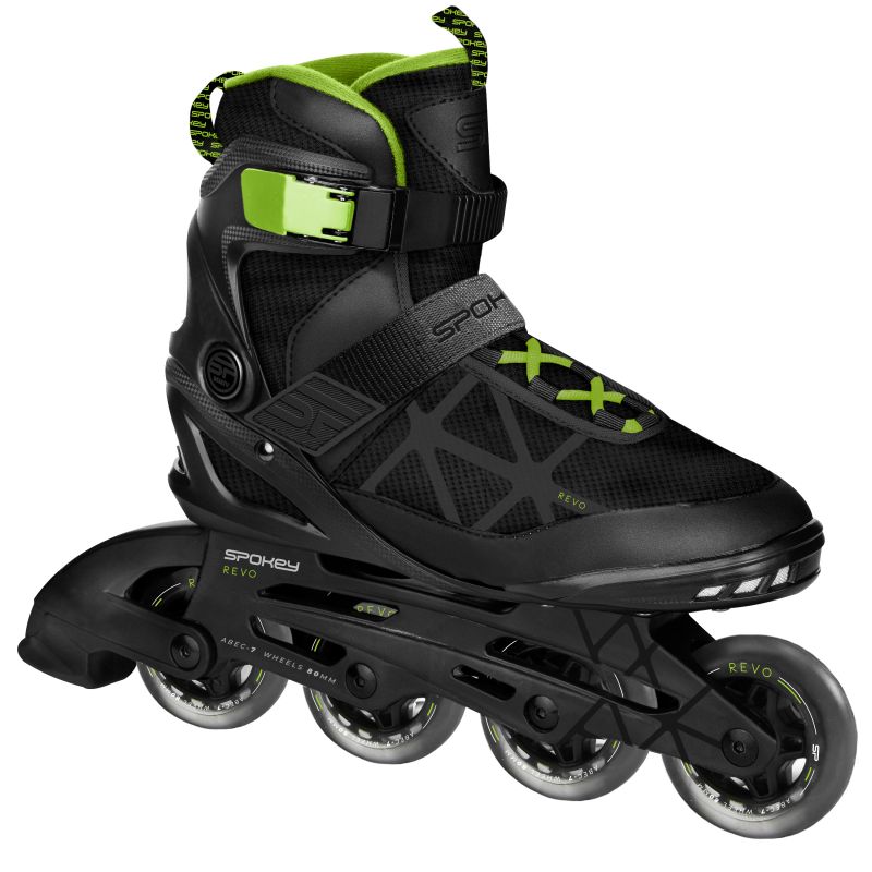 Spokey Revo BK/GR SPK-929432 roller skates, year 38 Szabadidő kiegészítő