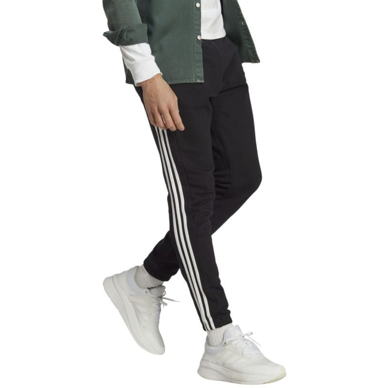 adidas Essentials French Terry Tapered Cuff 3-Stripes M IC0050 pants Nadrág