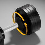 Rebel Active Adjustable Cast Iron Dumbbell Automatic 36kg, 2kg Stroke edzőfelszerelés RBA-2332-36