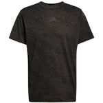 Men's adidas D4T Power Aop Tee Black KF3097 fekete kapucnis pulóver