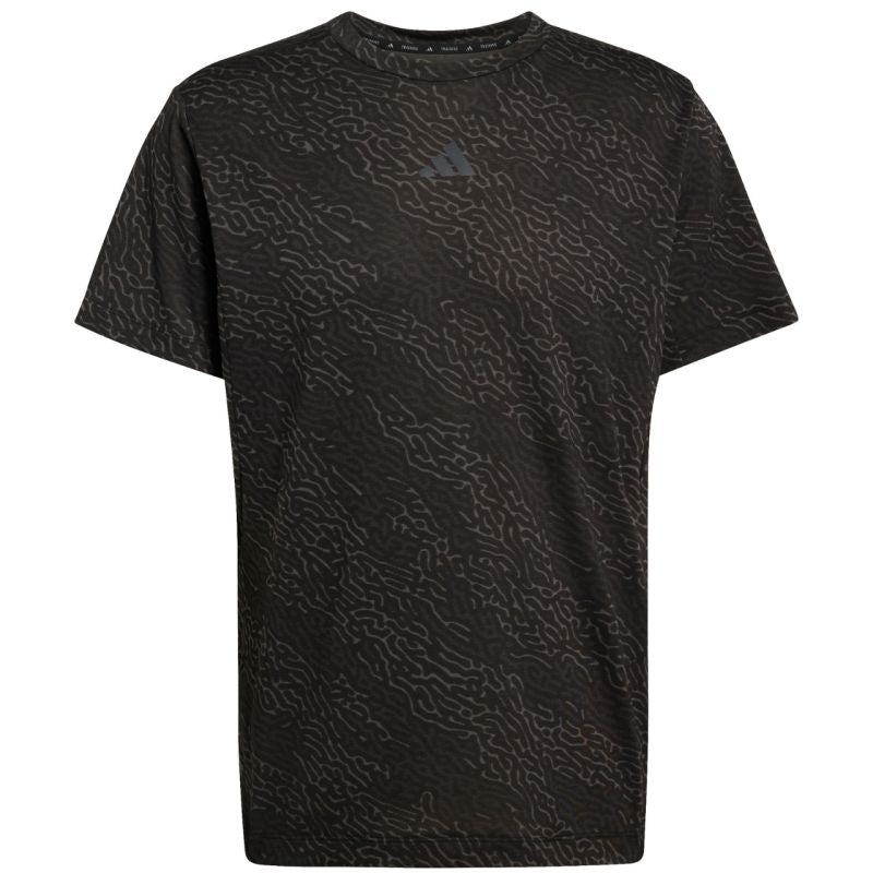 Men's adidas D4T Power Aop Tee Black KF3097 fekete kapucnis pulóver