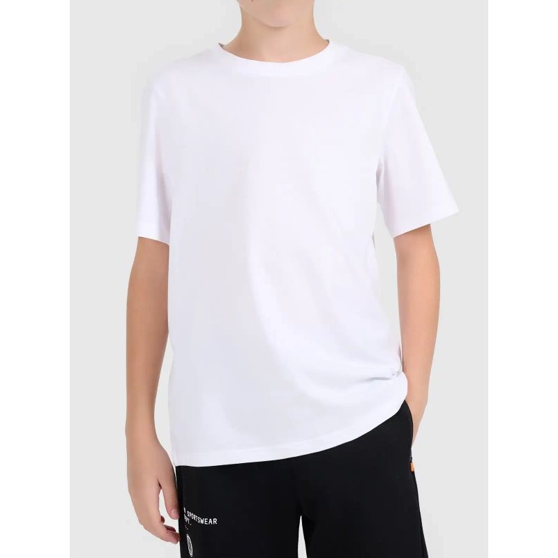 4F Boy's plain cotton T-shirt ruházat 4FJWMM00TTSHM3605-10S