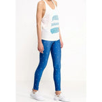 REEBOK LTHS women's blue kék leggings