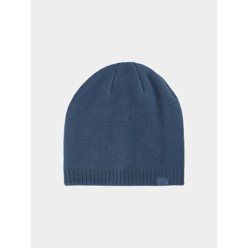 4F Unisex Winter Beanie fekete kötött sapka 4FWMM00ACAPU633-31S