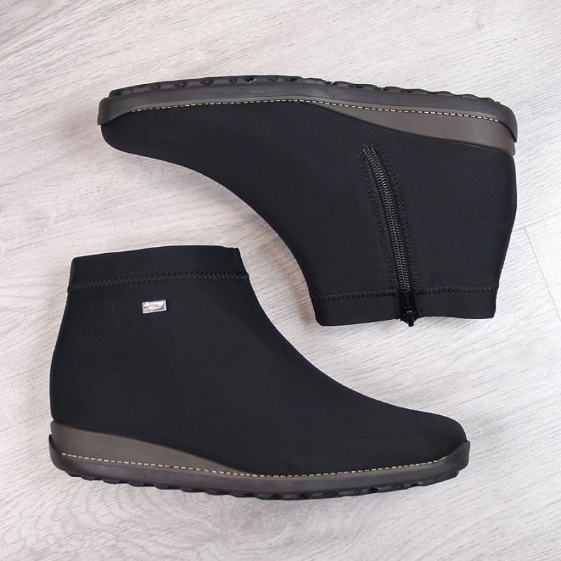 Inny insulated black ankle boots Rieker W 98251-00 női Túracipő