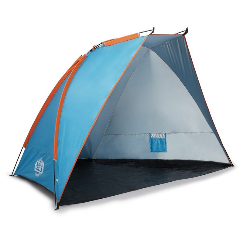 NILS CAMP NC8030 XXL blue beach tent kék hátizsák