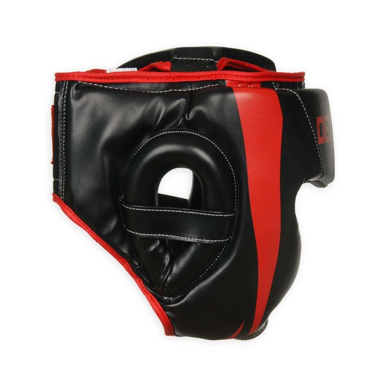 DBX Bushido Boxing Helmet - Phantom Red piros helmets, martial arts equipment
