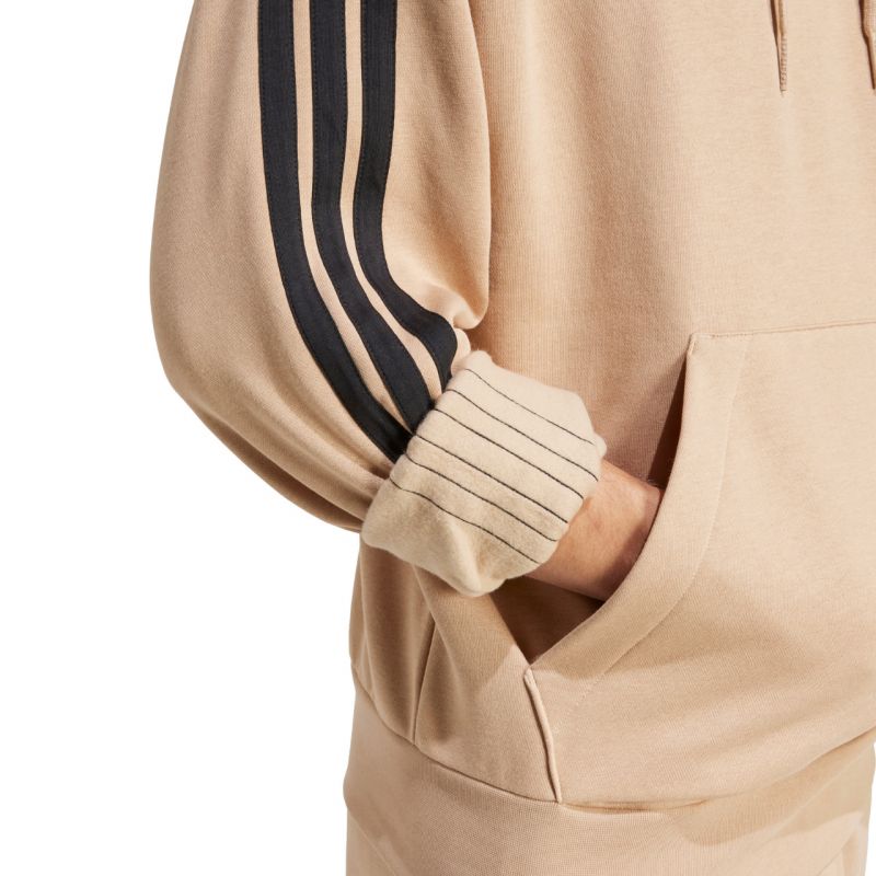 adidas Essentials 3-Stripes Fleece Hoodie M JX0695 pulóver