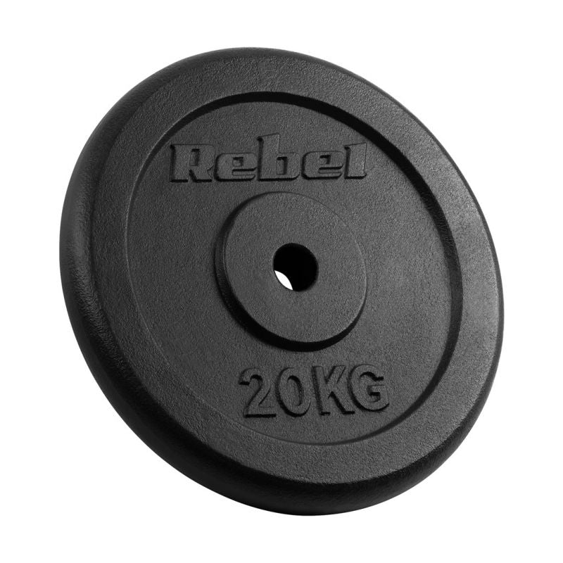 Rebel 20 kg Cast Iron Weight Plate, 31 mm Bore, Classic Plate, ACTIVE edzőfelszerelés RBA-2131