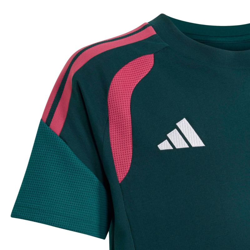 Adidas Real Madrid 26/27 Tiro 26 Sweat Tee for kids dark zöld gyerek póló KZ2483