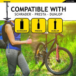 Dunlop WORKSHOP/BICYCLE PUMP WITH MANOMETER pumpa GSP-170497