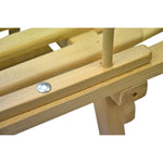 Enero Nina Wooden Sledge With Backrest sled