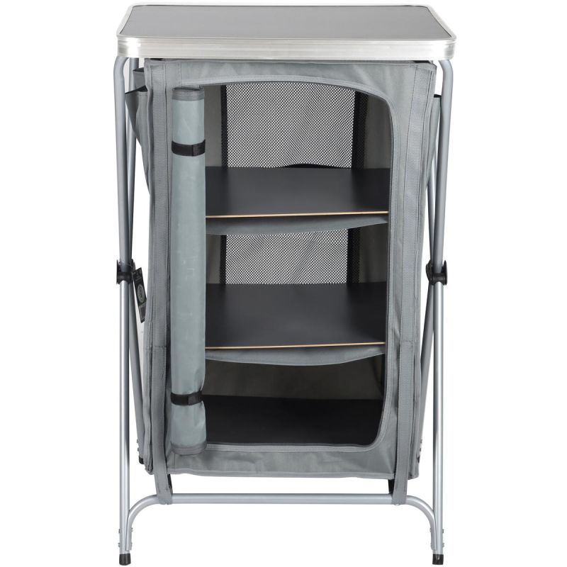 Enero FOLDABLE TRAVEL CABINET WITH 3 SHELVES CAMP tourist equipment