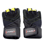HMS Black/Yellow RST01 rM Gym Gloves fekete kapuskesztyű 17-63-201