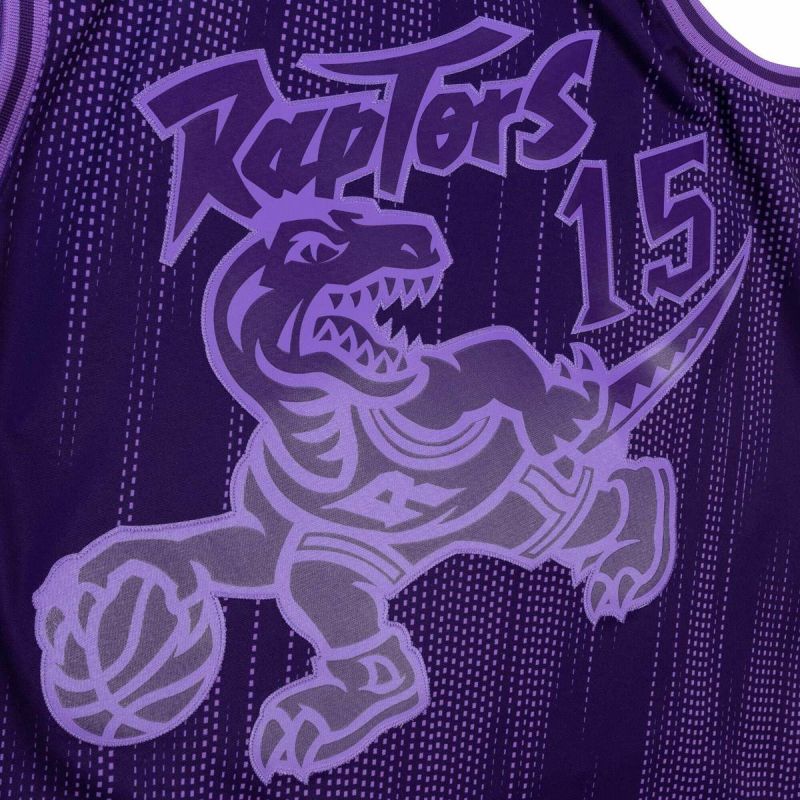 Mitchell & Ness Jersey Swingman Monochrome Hyper Hoops NBA Toronto Raptors Vince Carter - TFSM1280-TRA98VCAPURP mez