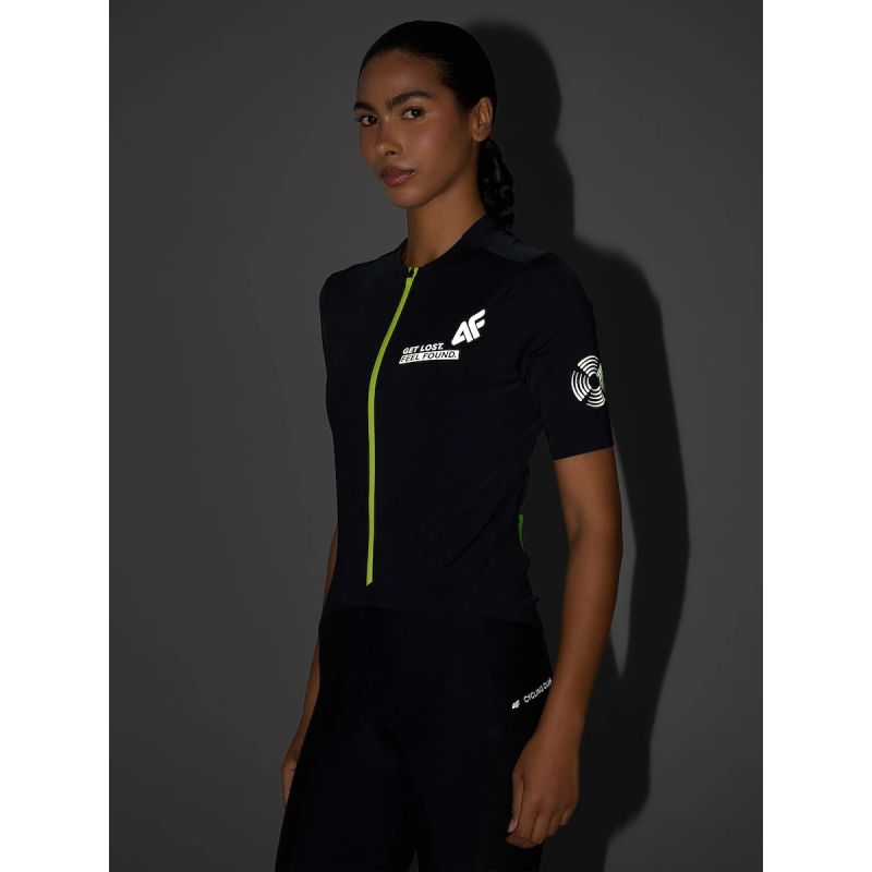 Women's cycling jersey with UPF50+ filter 4F