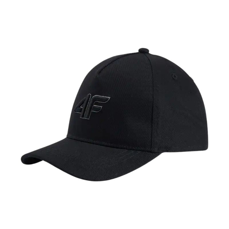 Children's baseball cap 4F U547 black 4FJWSS26ACABU547 21S fekete hats, caps