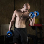 HMS SGG30 BAR 2-in-1 weight set (barbell and dumbbells) 30 kg póló 17-59-133