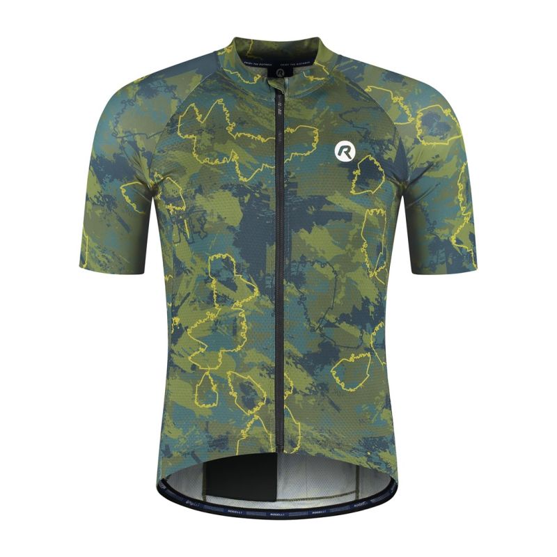 Rogelli ESSENTIAL GRAPHIC II T-shirt green/ 2XL kék póló