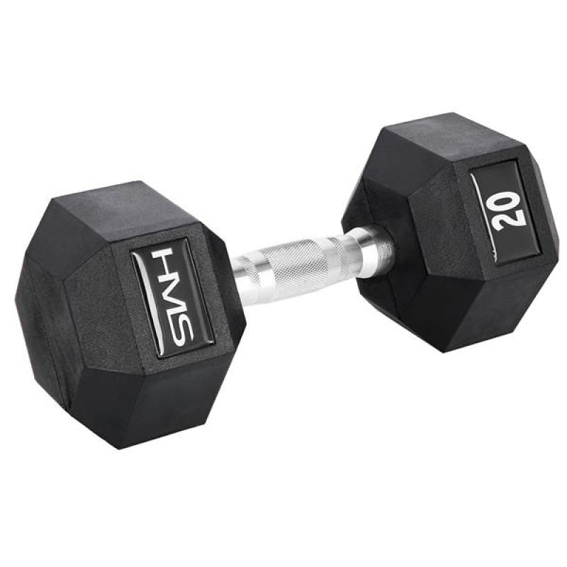 HMS HEX PRO dumbbell 20 kg szürke póló 17-66-119