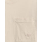 4F Men's regular plain T-shirt póló