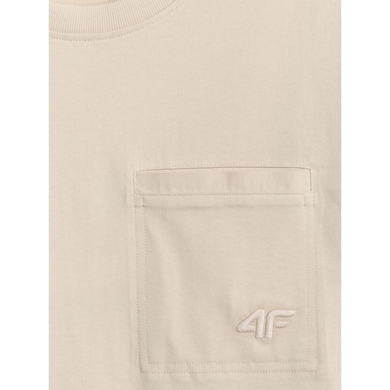 4F Men's regular plain T-shirt póló