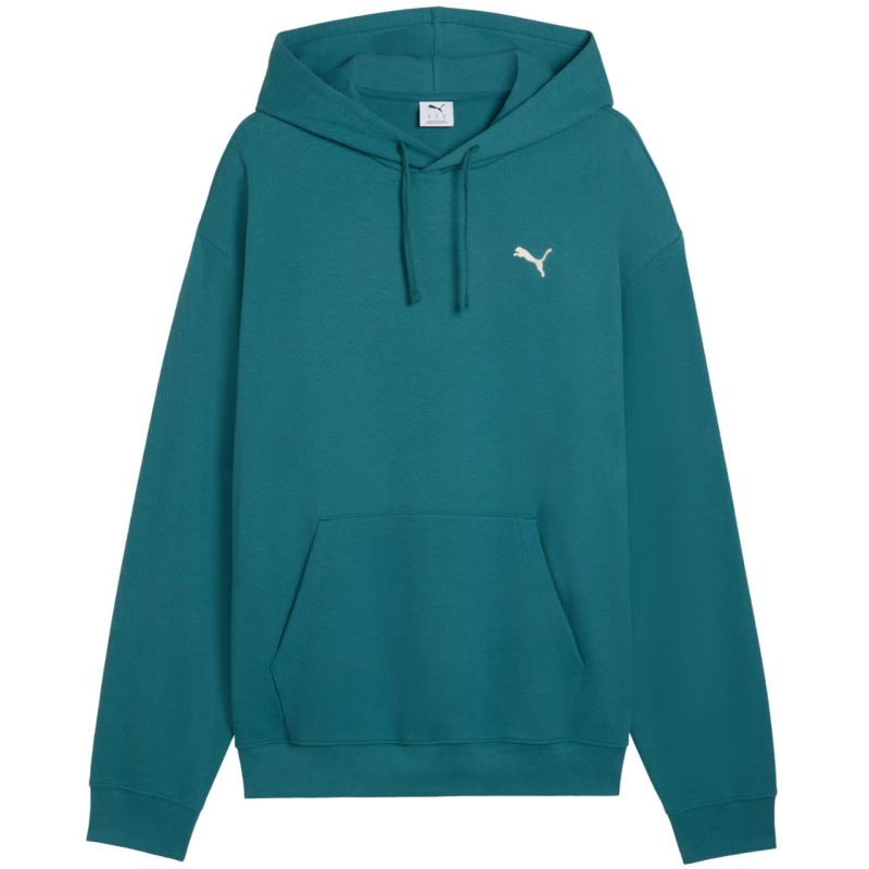 Puma ESS Elevated Relaxed Hoodie Men's 692019 zöld kapucnis pulóver