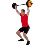 Pure 2 Improve Composite Folding Barbell 20kg 130cm fekete training equipment