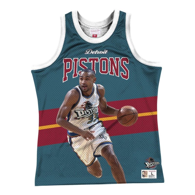 Mitchell & Ness NBA Detroit Pistons Grant Hill Tank Top atléta