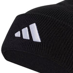 Adidas New Logo Beanie Cuff Hat, Black młodzieżowa kötött sapka JM0428