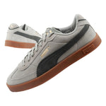 Puma Club II Era men's sports shoes, leather sneakers, szürke utcai cipő
