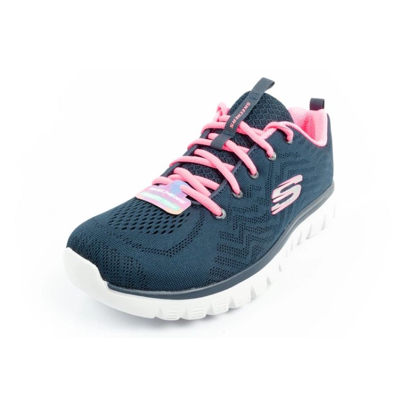 Skechers Graceful-Get women's sports shoes comfortable lightweight breathable navy blue Cipő