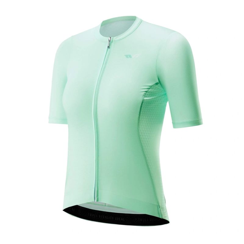 Rockbros 15210007004 TVI M women's cycling jersey - green m \ zielony póló 15210007003-211664